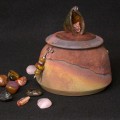 Amber Crystal Treasured Jar