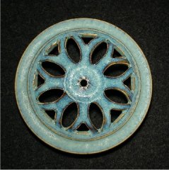 Spinning Wheel Potpourri Jar